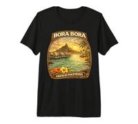 Bora Bora French Polynesia Honeymoon Vacation Premium T-Shirt