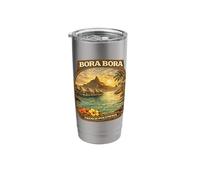 Bora Bora French Polynesia Honeymoon Vacation Stainless Steel Insulated Tumbler
