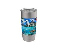 Bora Bora Island French Polynesia Stainless Steel Insulated Tumbler