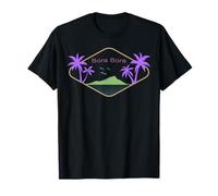 Bora Bora Palm Trees Island Beach Polynesia Tahiti Fiji T-Shirt