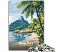 Bora Bora Tropical Paradise 2000 Pieces Jigsaw Puzzle For Adults Teens, Toys Educational Games Stress Relieving Secret Santa Gifts for And Age 14 2000pcs(70x100cm)