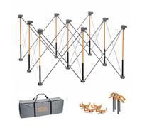 BORA Centipede 1.2m x 1.2m Portable Work Stand 30inch Height, Includes 4 X-Cups, 4 Clamps, Carry Bag, 1588kg Capacity, CK9S