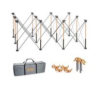 BORA Centipede 1.2m x 1.8m x 0.75m Portable Work Stand 30inch Height, Includes 4 X-Cups, 4 Clamps, Carry Bag, 2041kg Capacity, CK12S
