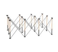 BORA Centipede 1.2m x 1.8m x 0.75m Portable Work Stand 76cm Height Includes 4X Cups, 4 Clips, Carrying Case, 2000kg Capacity, CK12S