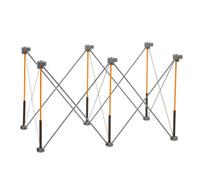 Bora Centipede 2X4Ft Work Stand And Portable Table, Sawhorse Support With Folding Collapsible Steel Legs 0.6M X 1.2M