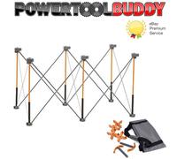 Bora Centipede 4ft x 4ft CK9S Work Table, Portable Table Sawhorse Cups & Clamps