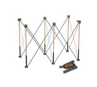BORA Centipede CT6 36 inch Tall Portable Folding Workstand with Carry Strap, Collapsible Workbench, Construction table, Support, Sawhorse, 2Ft X 4Ft, 36 inch work height, 2,500lb weight capacity