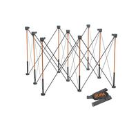 BORA Centipede CT9 36 inch Tall Portable Folding Workstand Workbench With Carry Strap, Collapsible, Construction table, Support, Sawhorse, 4Ft X 4Ft, 36 inch work height, 3500lb weight capacity