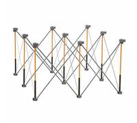 Bora Centipede Portable Work Stand, Includes 4 X-Cups, 4 Quick Clamps, Carry Bag, Work Support Sawhorse, 4X4Ft, 30" Work Height