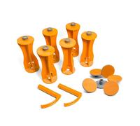 BORA Centipede Riser Accessory Kit CAK2015 - Includes 6xRisers, 6xNon-Slip Grips and 2xTool Storage Hooks for Fast Setup, Workstand Customisation & Expanded Capabilities When Paired with the Tabletop