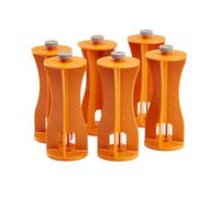 BORA Centipede - Risers Set - 6 Pack | Adds 6 in. of height, 36 in. total work height, easy 5-min install, full load capacity retained, orange