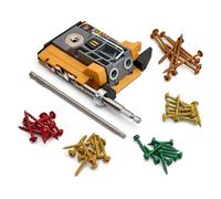 Bora Mini-Jig Automatic Pocket Hole Jig - Auto-Adjust Drill Guide with Push-Button Locking, Color-Coded Screw System, Compact Design for Tight Spaces & Wood up to 1.5" Thick - BR-A170301