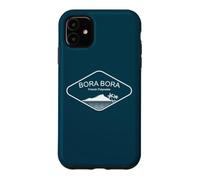 Bora Palm Trees Island Beach Polynesia Tahiti Fiji Case for iPhone 11