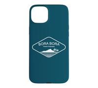 Bora Palm Trees Island Beach Polynesia Tahiti Fiji Case for iPhone 15 Plus