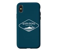 Bora Palm Trees Island Beach Polynesia Tahiti Fiji Case for iPhone X/XS