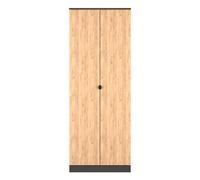 Welcome Furniture Ready Assembled Bora Double Wardrobe, Grey