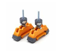 BORA Track Clamps, Securely Cut Any Angle with WTX and NGX Clamp Edge Systems, Saw Guide Accessory for Woodworking, Carpentry, DIY, Two-Pack, 542011