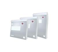 BORA Vacuum Sealer Bags Set, 5 x 0.6 litres, 5 x 1.5 litres, 5 x 2.1 litres, Vacuum Bags, Pack of 15, for BORA QVAC Vacuum Sealer Reusable Bags, Food Storage, Sous Vide Cooking, Transparent