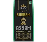 Borbam Single Estate Assam CTC Tea - 150 grams | 100% Pure & Natural Loose Leaves | Milk Tea with Richer Aftertaste | Iresistible Aroma | Flavourful Chai
