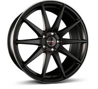 BORBET - Alloy Wheels, Width: 10.0, Diameter: 20 hole circle polished rim: 120, Color: Black matte