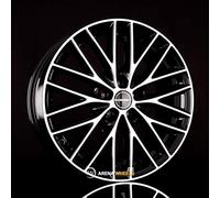 Borbet BS5 7.5 x 17 ET 40 Bolt Circle 5 x 108 Hub Centering 72.5 BS5 75740108572.5BP, Black Polished
