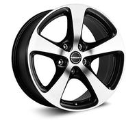 Borbet CC 8 x 17 ET 20 Bolt Circle 5 x 120 Hub Centering 72.5 CC 80720120572.5BPM, Black Polished Matt