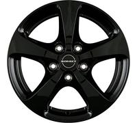 Borbet CC 8 x 17 ET 34 Bolt Circle 5 x 120 Hub Centering 72.5 CC 80734120572.5BPM-1, Black Polished Matt