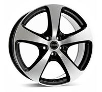 Borbet CC 8 x 17 ET 45 Bolt Circle 5 x 115 Hub Centering 70.1 CC 80745115570.1BPM, Black Polished Matt