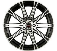 Borbet CW 1 8 x 17 ET 45 Bolt Circle 5 x 112 Hub Centering 72.5 CW1 80745112572.5HS, Hyper Silver