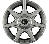 Borbet CWE 7 x 16 ET 20 Bolt Circle 6 x 139.7 Hub Centering 100.1 CWE 70620139.76100.1KS/NI, Crystal Silver