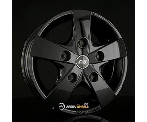 Borbet CWF 6.5 x 16 ET 60 Bolt Circle 5 x 160 Hub Centering 65.1 CWF 65660160565.1BG, Black Glossy