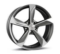 Borbet S 8 x 17 ET 40 Bolt Circle 5 x 108 Hub Centering 72.5 S 80740108572.5GPM/T, Graphite Polished Matt