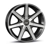 Borbet CWE 8.5 x 18 ET 30 Bolt Circle 6 x 139.7 Hub Centering 67.1 CWE 85830139.7667.1MAGP, Mistral Anthracite Polished