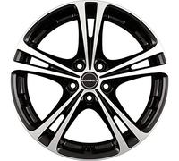 Borbet x L 7.5 x 17 ET 35 Bolt Circle 5 x 100 Hub Centering 64.1 x L 75735100564.1BP, Black Polished