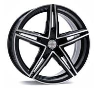 Borbet x RS 9.5 x 19 ET 35 Bolt Circle 5 x 120 Hub Centering 72.5 x RS 95935120572.5BPG, Black Polished Glossy
