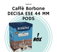 Borbone Caffè Coffee Pods Mixture Decisa Black, ESE 44mm Compostable, X50 PODS