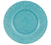 Bordallo Pinheiro - Flora Dessert Plate 23 cm, Blue - Blue