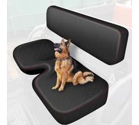 BORDAN RTV Waterproof Seat Cover for Kubota RTV 400 & RTV 500, 1680D Heavy Duty Seat Covers for Kubota Tractor UTV Outdoor Seat Cover Set Full Protection, Black (2 PCS)