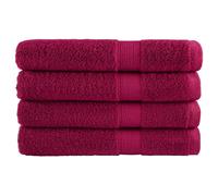(bordeaux, 100 x 200 cm/ 4 pcs) vidaXL Premium Sauna Towels Guest Bath Towel 10 pcs Grey 600gsm 100% Cotton