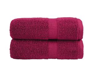 (bordeaux, 30 x 50 cm) vidaXL Premium Sauna Towels Absorbent Bath Towel 2 pcs Grey 600gsm 100% Cotton