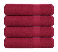 (bordeaux, 70 x 140 cm/ 4 pcs) vidaXL Towels Kitchen Tea Towel Dish Towel Wash Towel 360 gsm 100% Cotton