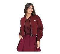 Bordeaux Bomber Jacket Urban Style - female - Calvin Klein Jeans - Bomber Jackets - Red - 2XS - Jackets 2XS