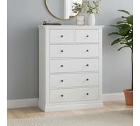 Bordeaux Chest - 2+4 Drawer - White