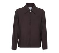Bordeaux Cotton Coat with Zip Closure - male - Bottega Veneta - Light Jackets - Purple - M - Jackets M