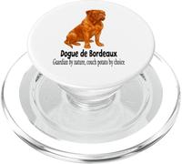 Bordeaux Dog Guardian by nature couch potato by choice PopSockets PopGrip for MagSafe