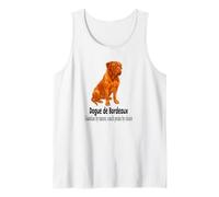 Bordeaux Dog Guardian by Nature Couch Potato by Choice Tank Top