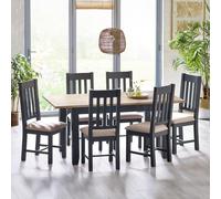 Bordeaux Extending Dining Table - 180cm-220cm - 6-8 Seater - Butterfly - Grey