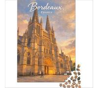 Bordeaux, France jigsaw for adults1000 pieces | meaningful gift for mum to enjoy a peaceful relaxing afternoon with a cup of tea and some quiet time50x75cm