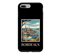 Bordeaux France River City Retro Travel Graphic Case for iPhone 7 Plus/8 Plus