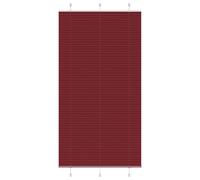 (bordeaux red, 110 x 200 cm) vidaXL Pleated Blind Petrol Fabric Polyester